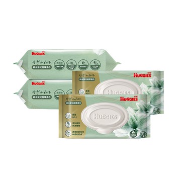 【滿額贈品】40553小森林純水嬰兒超厚濕巾派樣小箱 80抽x4包 請勿直接下單