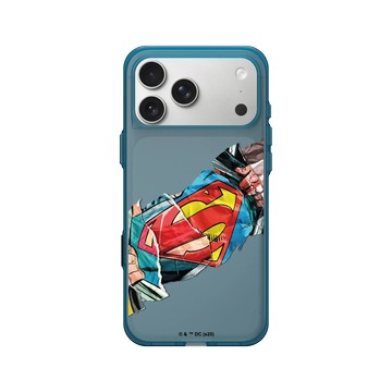 iPhone 17 Pro Max Clear (相機按鈕) 夜幕藍 - Superman - Superman-變身的瞬間