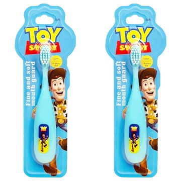Dr.Fresh 兒童專用牙刷 細緻柔軟護齦  TOY玩具總動員 藍色  1入  2支