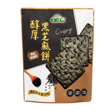 統一生機醇厚黑芝麻餅124g