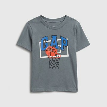 【GAP】babyGap圖案T恤-灰色(870066)
