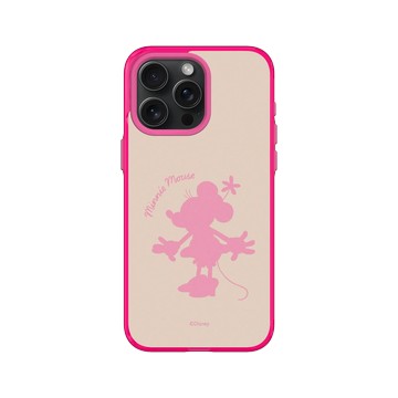iPhone 15 Pro Max Clear 粉漾桃 - 迪士尼-米奇 Mickey - 米妮 - 剪影版