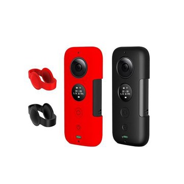 insta360 one x3/X2全景相機硅膠套保護套鏡頭蓋套保護殼防滑配