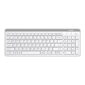 美商雷馬LEXMA無線跨平台鍵盤/LK7100B-WH/白