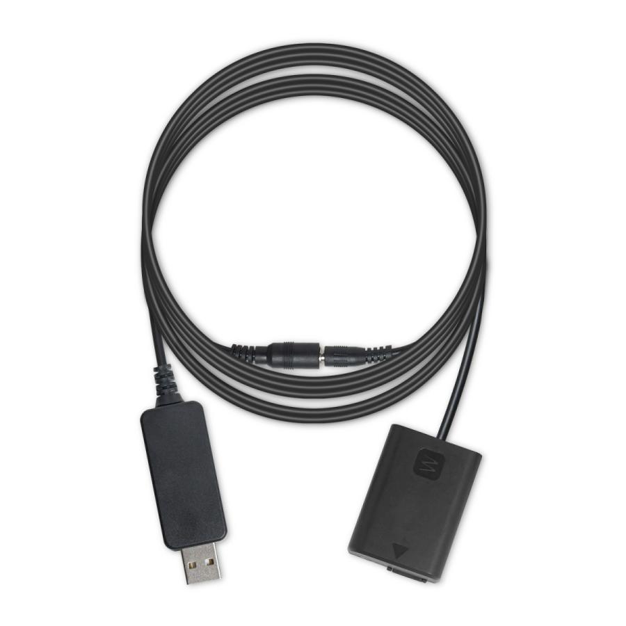 SonyソニーNP-FW50ダミーバッテリーUSBケーブルAC-PW20DC電源
