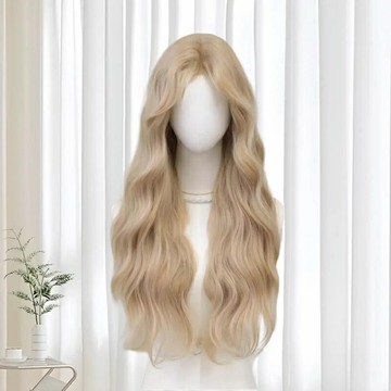 【巴黎精品】現貨+預購 長假髮捲髮整頂假髮-前額蕾絲中分蛋蛋捲女假髮a1ji54