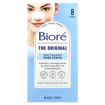 Biore, 深層清潔毛孔貼，8 個鼻貼