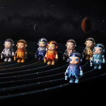 POPMART 泡泡瑪特 MEGA SPACE MOLLY 400% 星球系列手辦 盲盒公仔