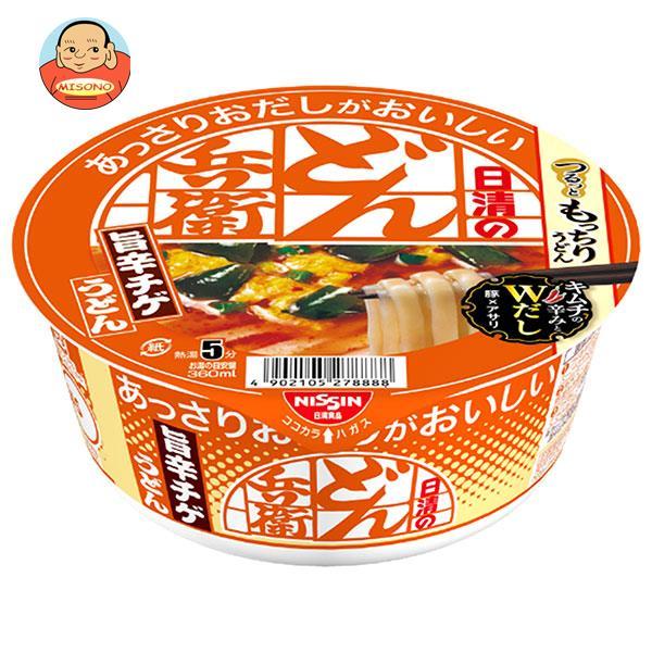 日清食品 日清のあっさりおだしがおいしいどん兵衛 旨辛チゲうどん 69g×12個入