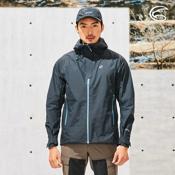 ADISI 男20D超輕量Xpore-3L防水透氣連帽外套AJ2111045 法式海藍 ｜城市綠洲