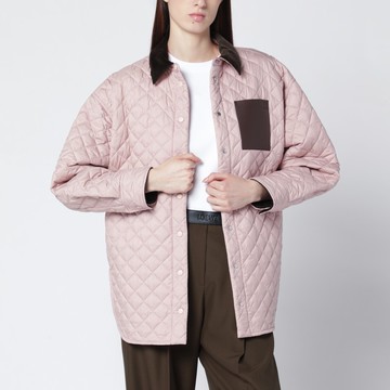 Light pink quilted jacket