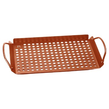 Outset 雙柄不沾烤網 銅  1個  33.5 x 18 x 5.5cm