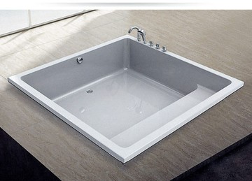 【麗室衛浴】BATHTUB WORLD YG7126 正方造型空缸180*180*45CM
