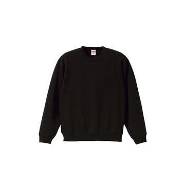 United Athle 10.0oz T/C 內刷毛 圓領大學T恤 黑色 3592801-002 [EW]