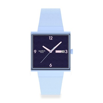 Swatch BRIGHT ANGLE 經典手錶/方形錶/女錶/瑞士製造 SO34L701 (33mm)【官方旗艦店】