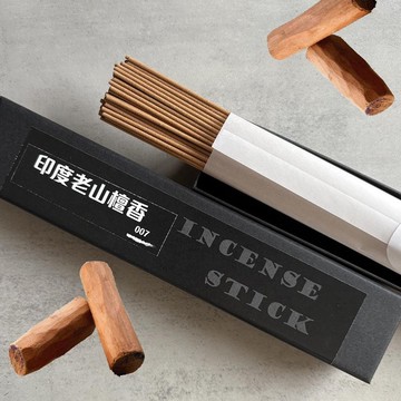 007印度老山檀香(21公分臥香20克)