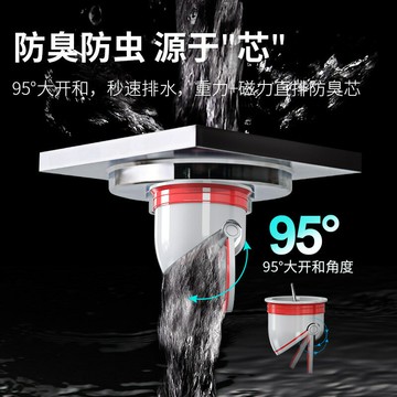 地漏 防臭地漏芯直排下水道衛生間防返水味過濾網通用新款地漏神器