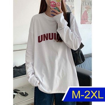 [韓國K.W.]韓國專櫃完美時光長袖上衣(保暖/印花/秋裝/新品)