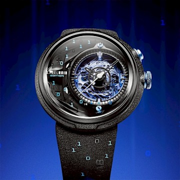 THE ELECTRICIANZ 發電機 ELZ x Label Noir Limited 藝術機械錶 男錶-ZZ-D1C/01-CLD