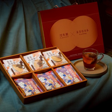 【🎁把健康送給你】菓茶很有事+可夫萊莓好杏條【莓好禮盒】｜提供心意小卡手寫服務