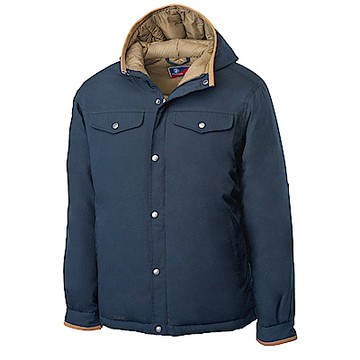 Wildland 男鵝絨防潑水極暖外套藍