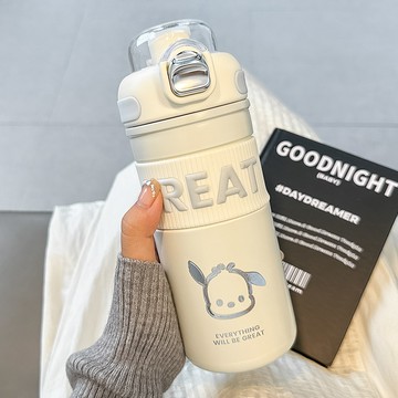 特賣🎀保溫杯吸管杯女生2025新款便攜水杯學生上學專用316不銹鋼杯子男 大容量316不銹鋼保溫杯 雙飲學生運動水壺 保