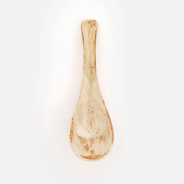 艾禮思粗陶匙14cm 米棕