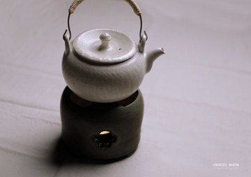 春郎陶-霧光銅鏽-溫茶爐