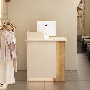 公司貨開立發票 收銀臺 接待桌 前台  收銀臺店鋪小型網紅潮店收銀臺小吧臺收銀臺現代簡約美容院收銀臺 快速出貨