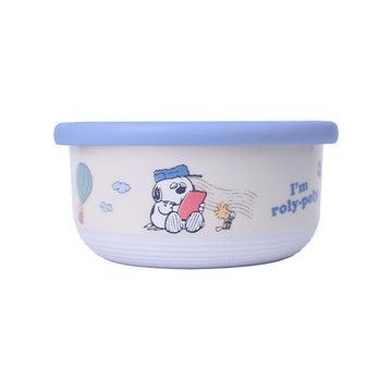 HOUSUXI不鏽鋼雙層隔熱碗420ml-歐拉夫