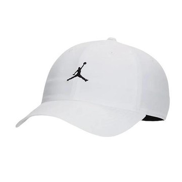 Nike 帽子 老帽 棒球帽 刺繡 水洗 Jordan 白【運動世界】HQ1963-100