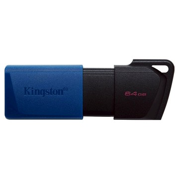 Kingston 金士頓 USB 3.2 隨身碟 DTXM 64GB 活動帽蓋設計 藍色  1個