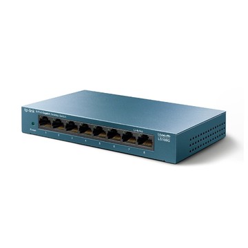 TP-LINK 8埠 10/100/1000Mbps 桌上型交換器 LS108G(UN)