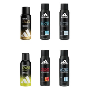 Adidas愛迪達 男性香體噴霧150ml 6款味道可選 體香噴霧