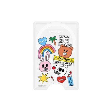 【正版授權】Noyisin亂花拼拼MagSafe磁吸卡片夾