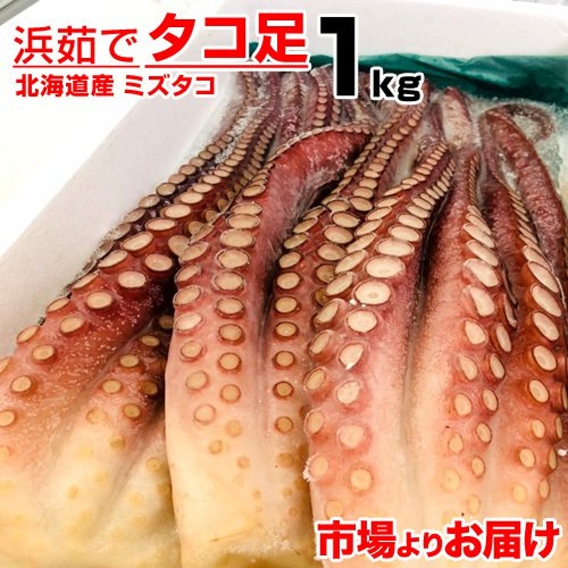 ボイル タコ足 1kg 北海道産 送料0円 北海道産タコ 蛸 茹でタコ 煮蛸 たこ足 ミズタコ みずたこ 年末年始 お正月 お歳暮 大晦日 通販  LINEポイント最大0.5%GET | LINEショッピング