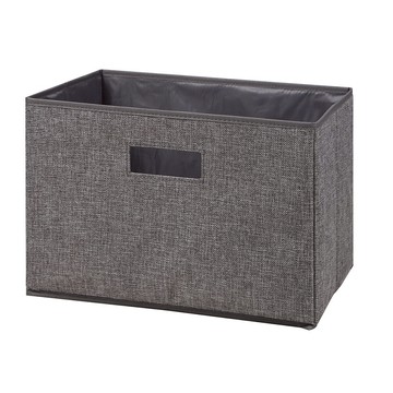 [家速配]極簡風上開收納箱-灰色