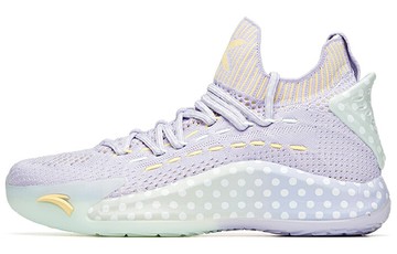 WMNS ANTA X BAIQUE LING BASKETBALL SERIES SNEAKERS PURPLE GREEN