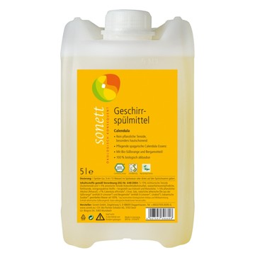 德國 Sonett 律動天然清潔 金盞花洗碗精 5L 金盞花 洗碗精 洗碗 居家 清潔 潔淨 附發票現貨 ｜滿額領券最高現折$200⚡保養 美妝 品牌香氛 【心心哈德】