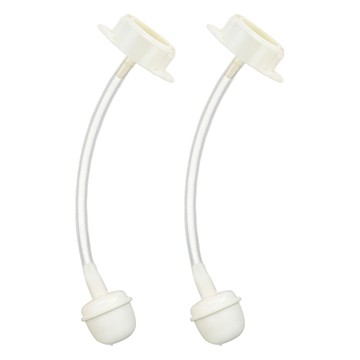 Simba 小獅王辛巴 專利蝶型寬口自動吸管組 寬口奶瓶270ml適用 M 12cm  2組  270ml  透明色 + 白色