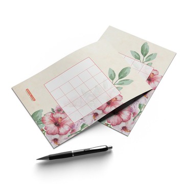 硬筆書寫作品紙 A5 扶桑 20格30入・厚磅紙・鋼筆可用