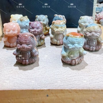 阿拉善老虎 虎爺雕刻件 福馨珠寶