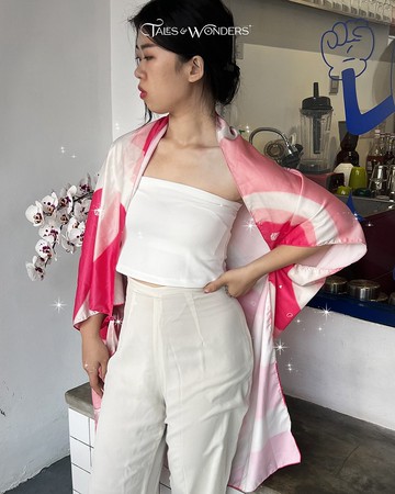 小王子印花披肩 AIMER