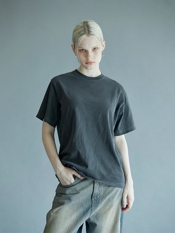 (WOMEN) Signature Embroidered Pigment Oversized Fi