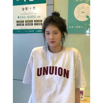 【Veee】100%純棉 t恤 短袖 韓版上衣 oversize t恤 ins 風 顯瘦 女生衣服 寬鬆 夏季 長版上衣