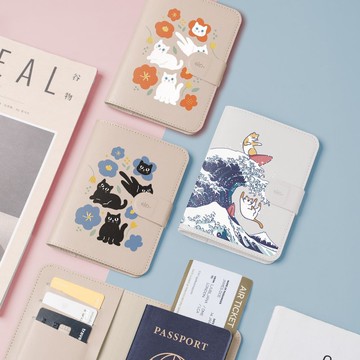 輕巧皮革護照套(多款任選)