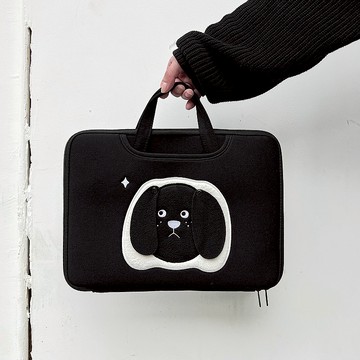 AUG8 STORE 小狗包 筆記本電腦包 手提公事包 兩只耳朵會動喔