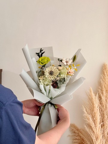 森霧之境 永生花束 畢業花束