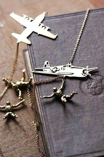 項鍊玩具士兵降落傘項鍊