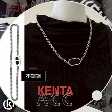 🌾健太選物🌾黑橢圓古巴項鏈 抗敏 不鏽鋼項鏈 項鍊男 雙面戴項鍊 中性飾品 鈦鋼項鍊 潮流飾品